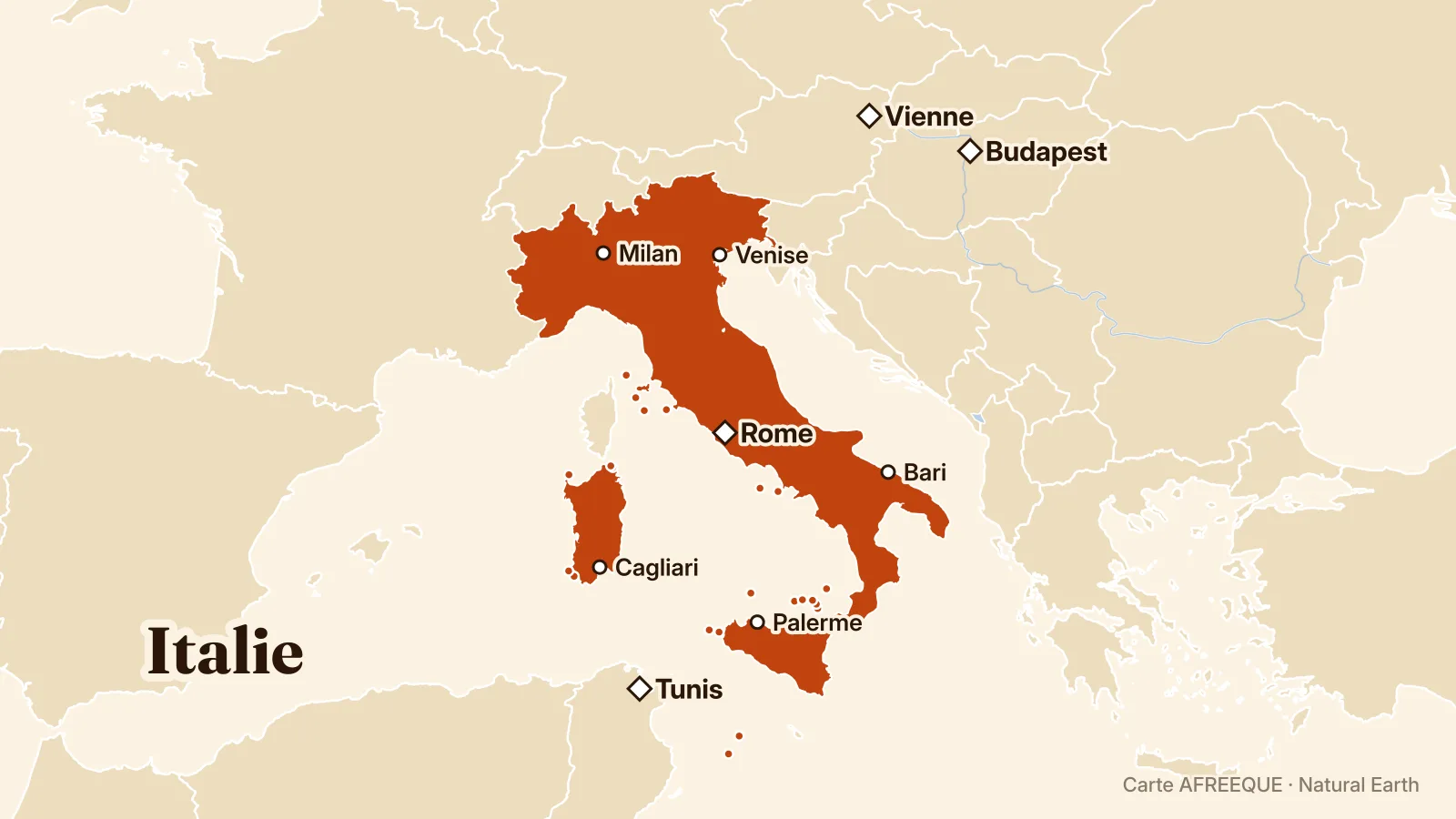 Carte : Italie