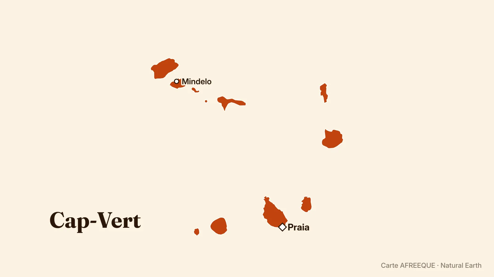 Carte : Cap-Vert