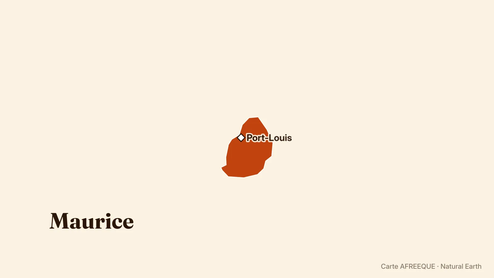 Carte : Maurice