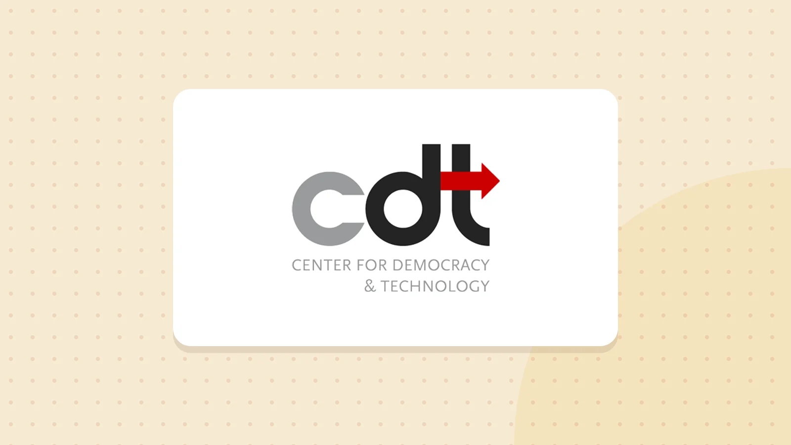 Logo de Centre for Democracy & Technology, Europe
