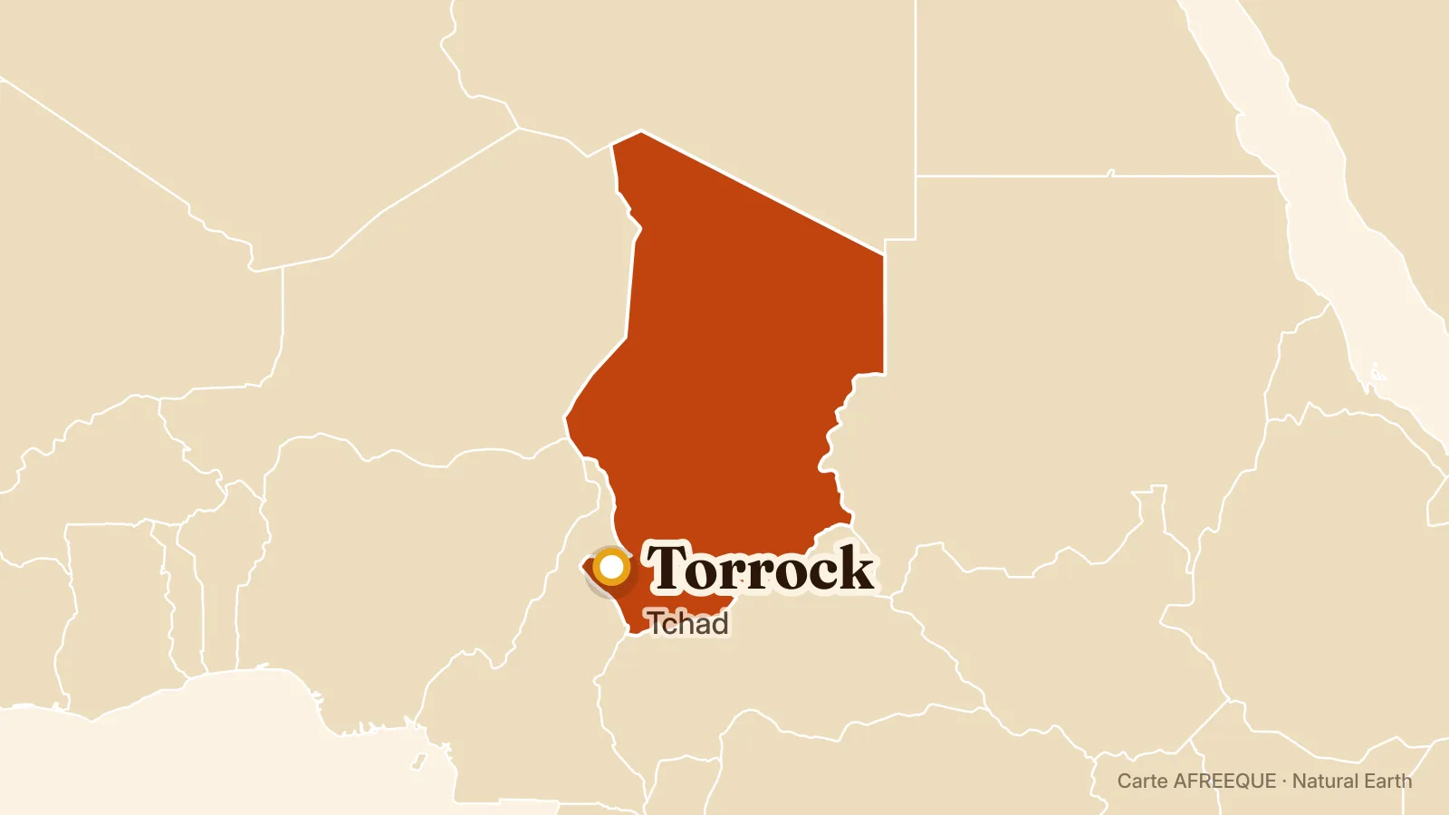 Carte : Torrock, Tchad