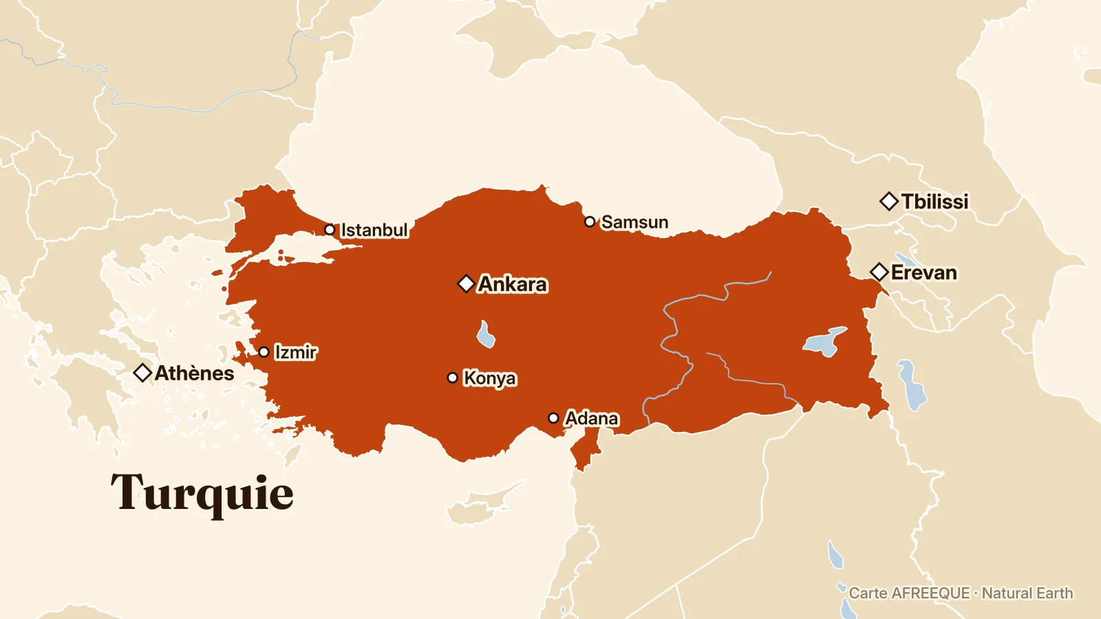 Carte : Turquie