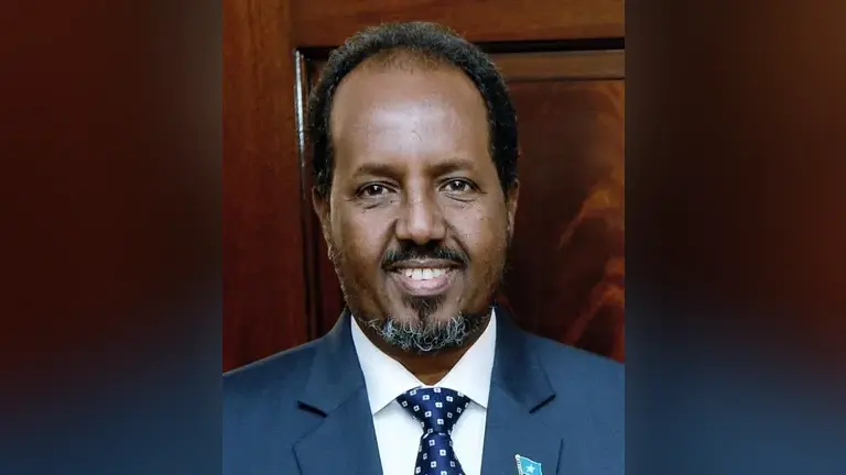 Hassan Sheikh Mohamoud — illustration