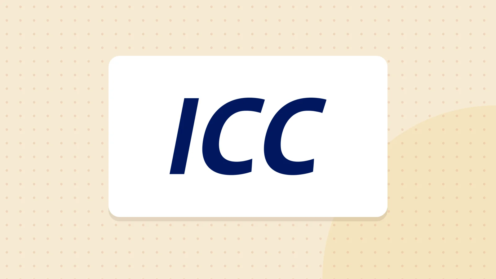 Logo de Conseil international du cricket