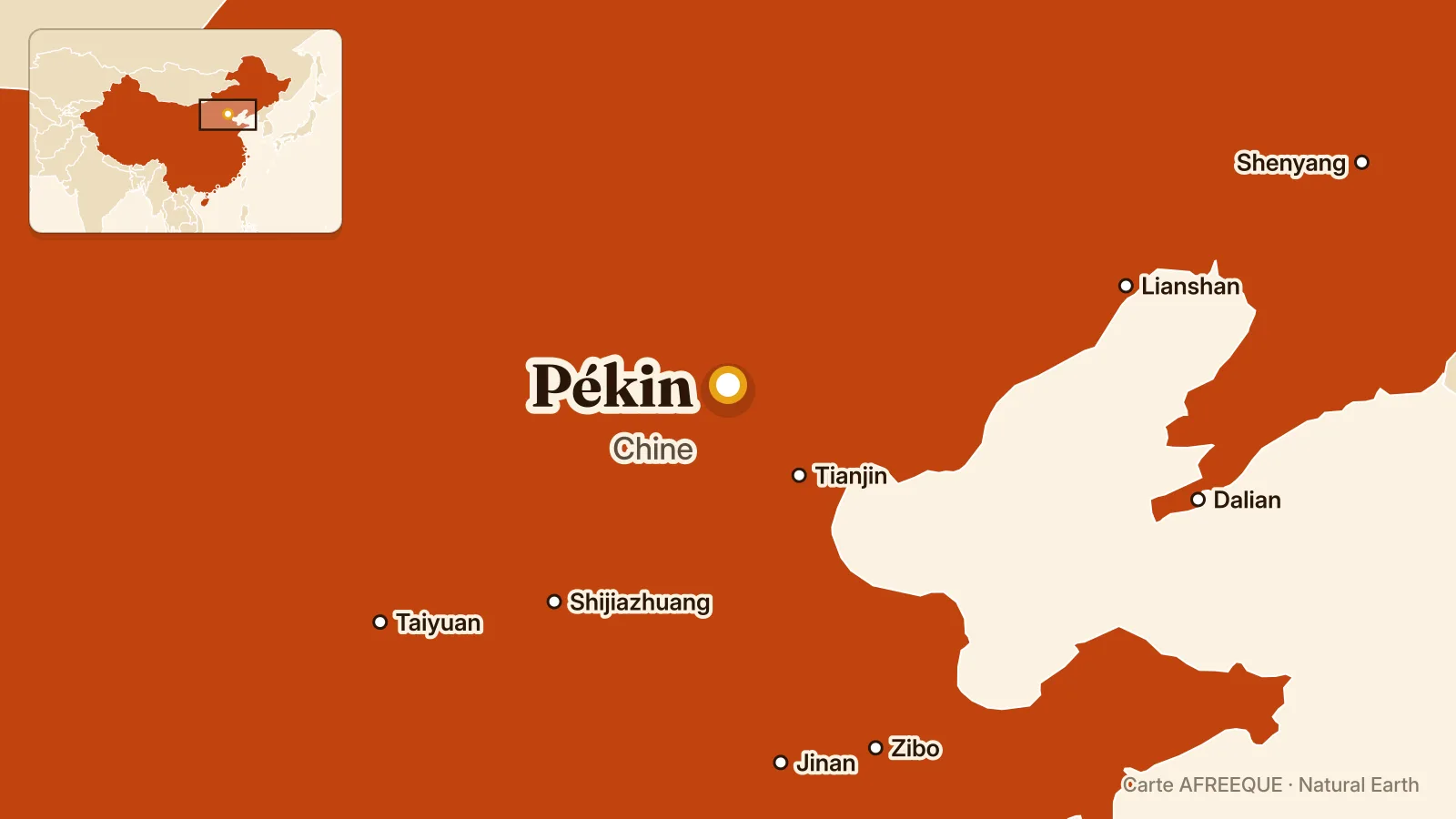 Carte : Pékin, Chine