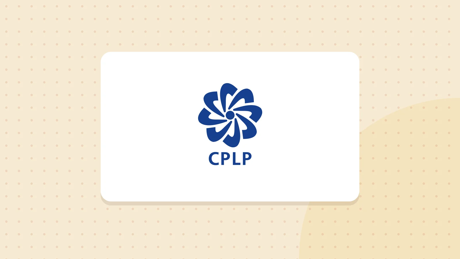Logo de communauté des pays de langue portugaise