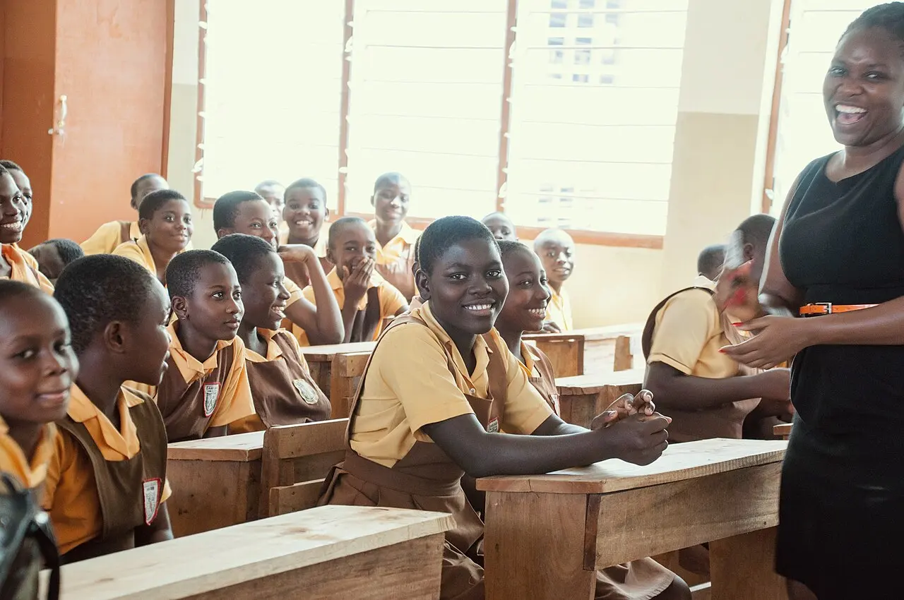 A&B Cluster Schools Accra opening classroom B002a — photo d’illustration (école)