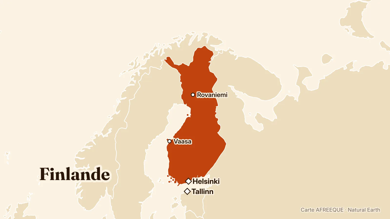 Map: Finlande