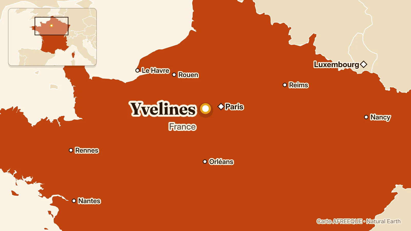 Carte : Yvelines, France