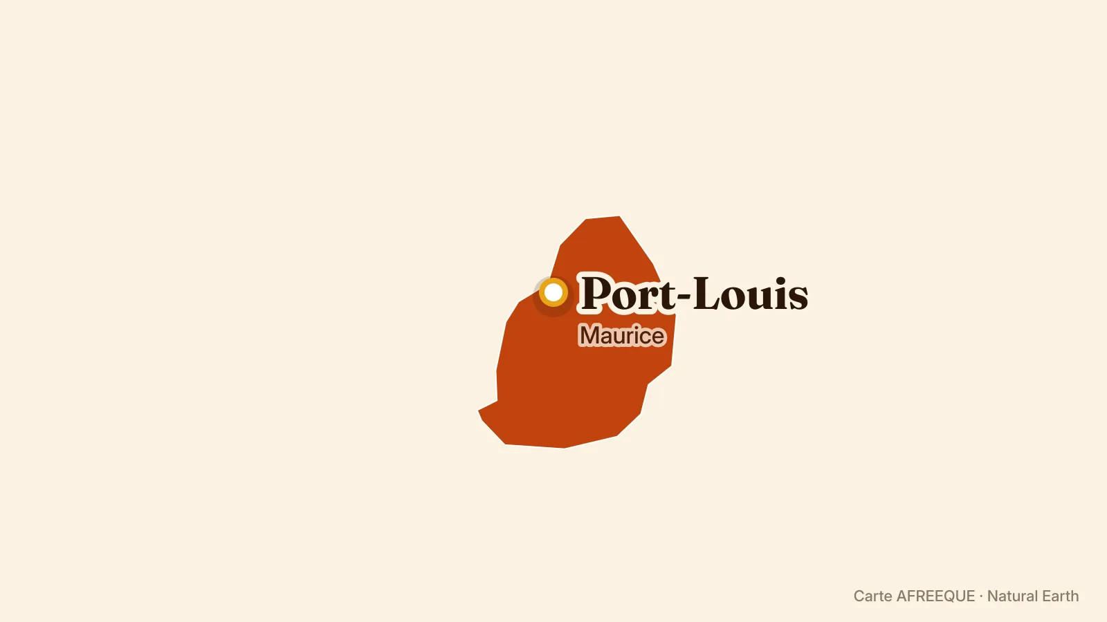 Carte : Port-Louis, Maurice