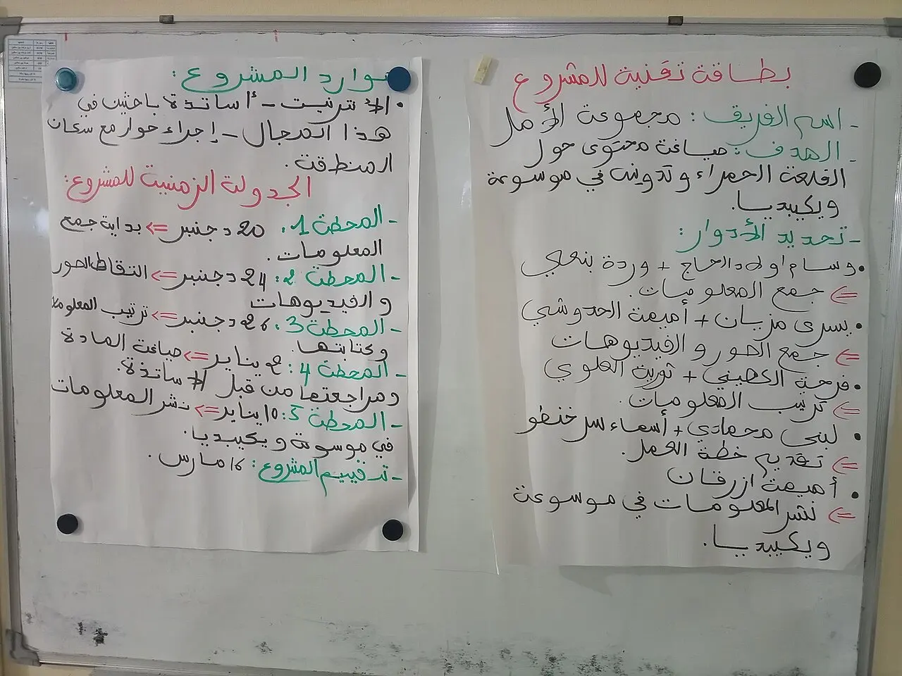 Reading Wikipedia in the Classroom Morocco - Visiting teacher - AL HOCEIMA city - Dec 2022 - Brahim FARAJI 8 — photo d’illustration (école)