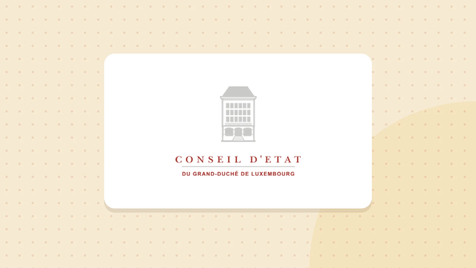 Logo de Conseil d'État du Luxembourg
