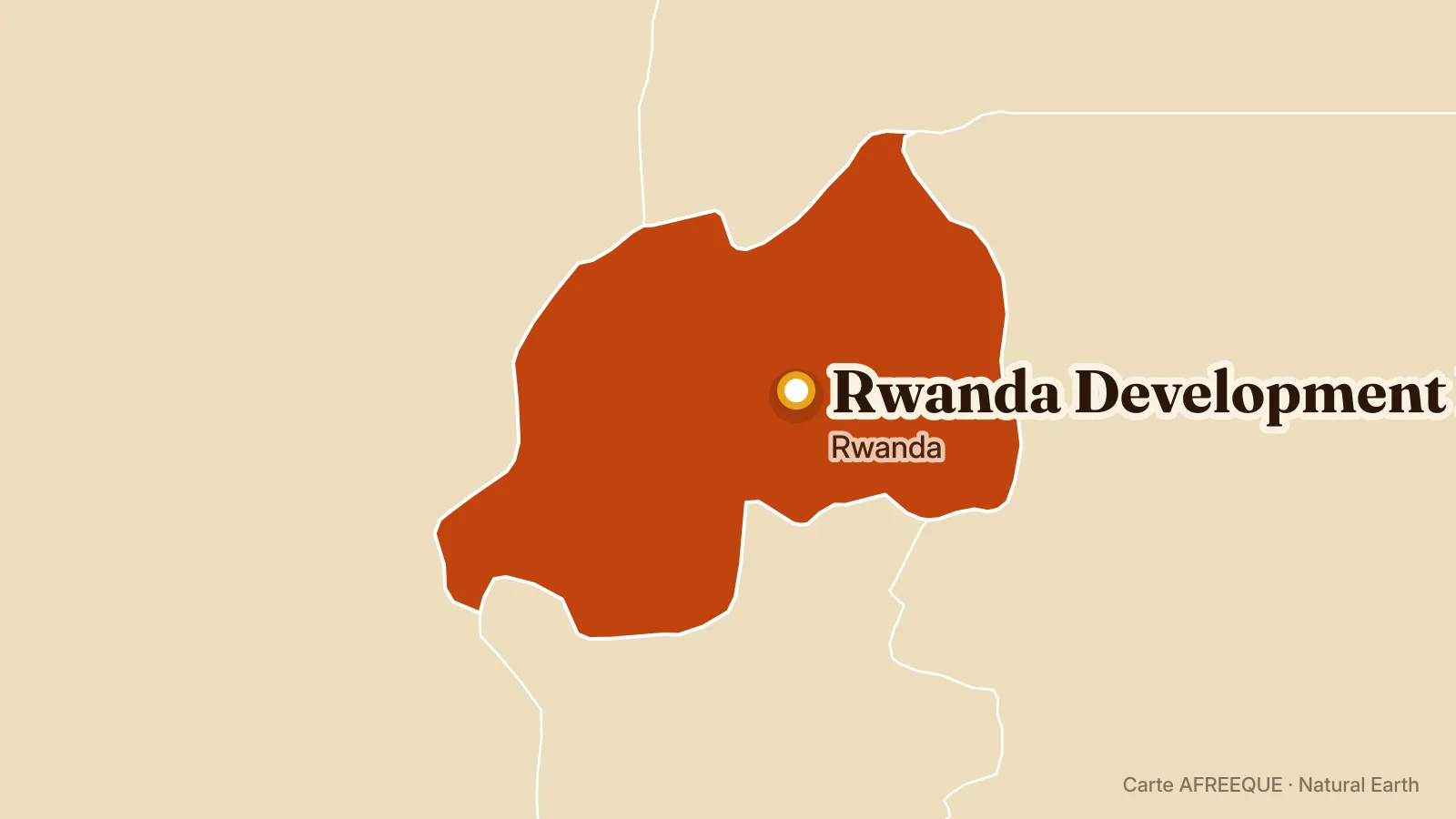 Carte : Rwanda Development Board, Rwanda