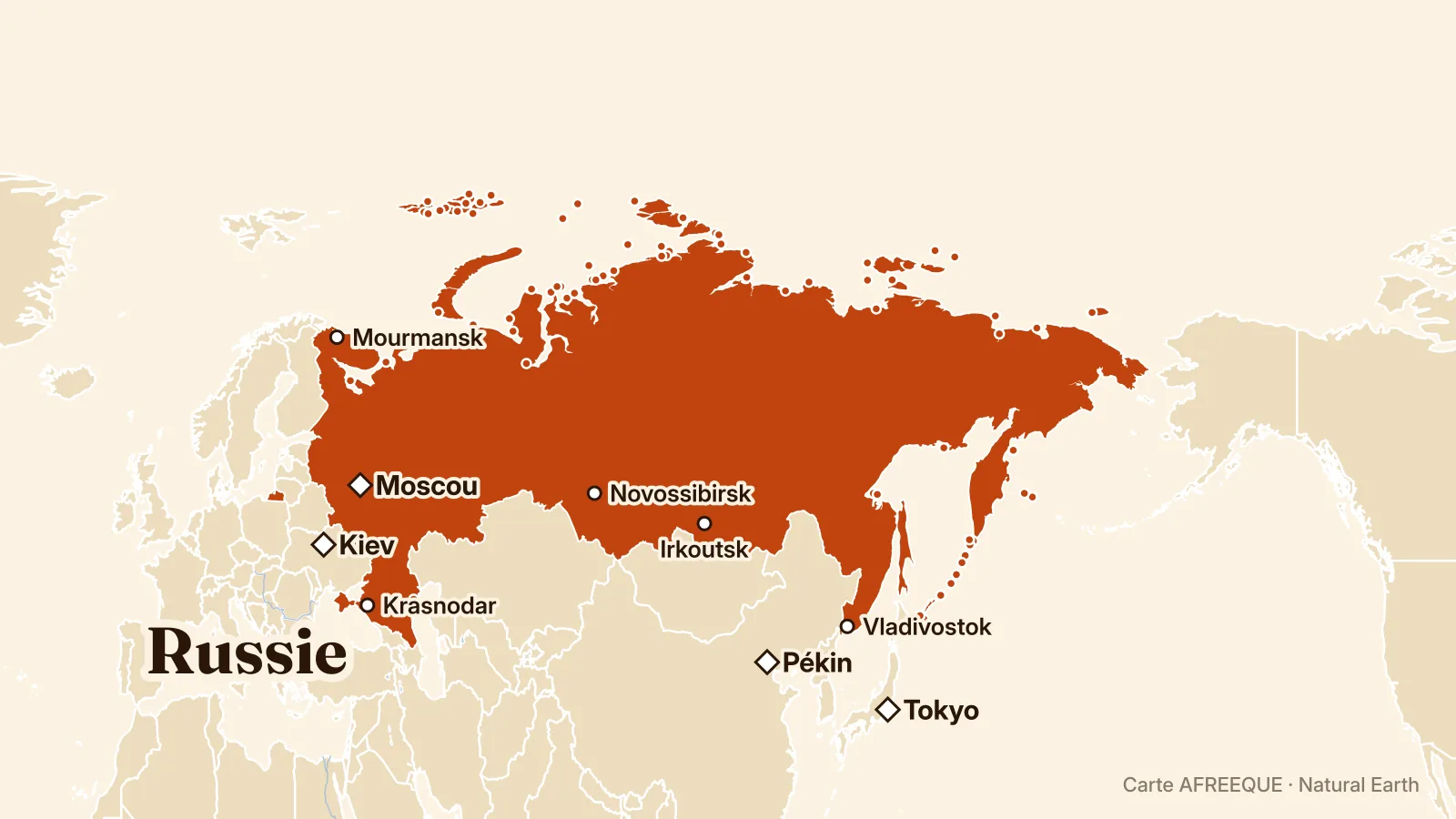 Carte : Russie