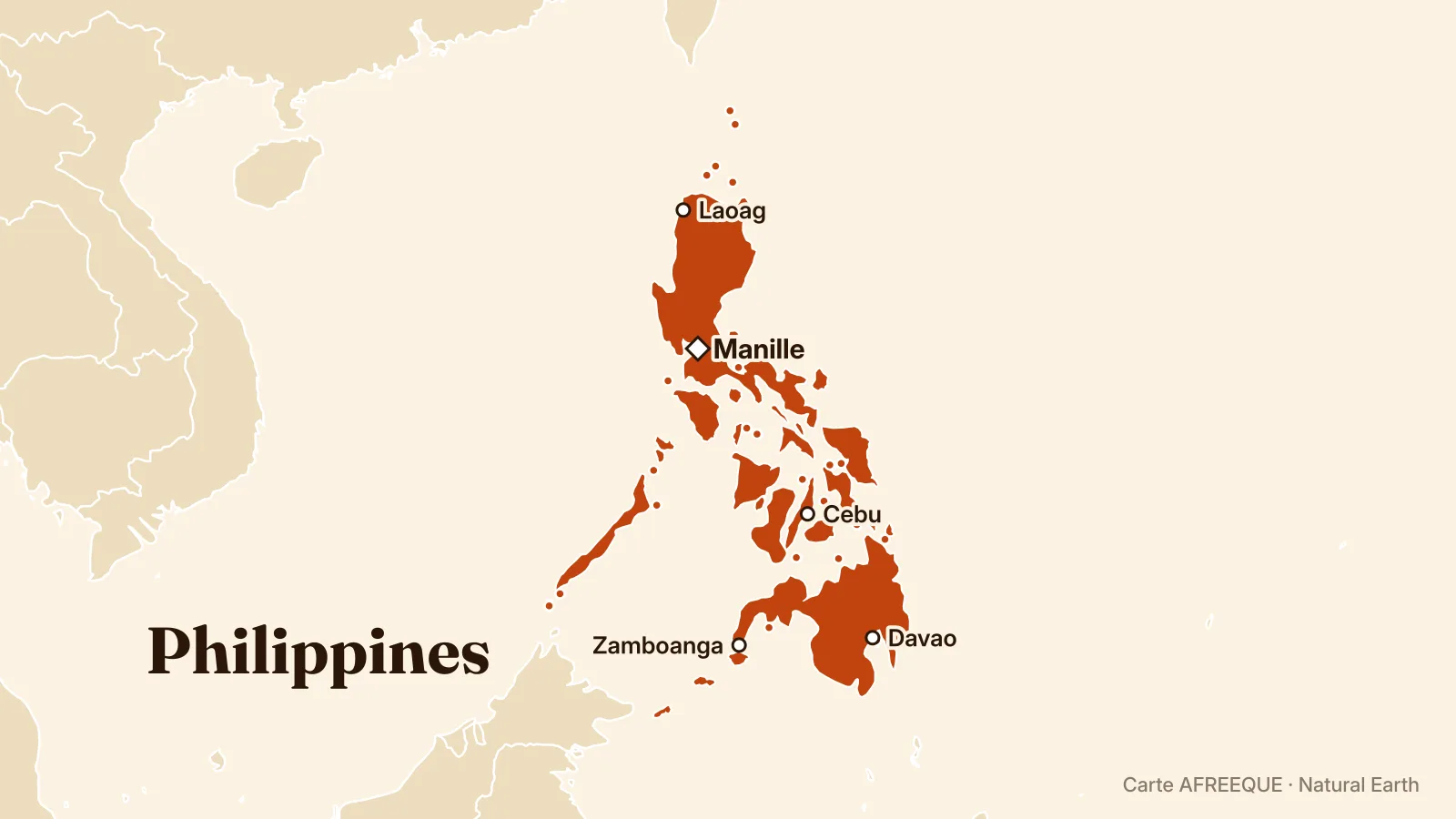 Carte : Philippines