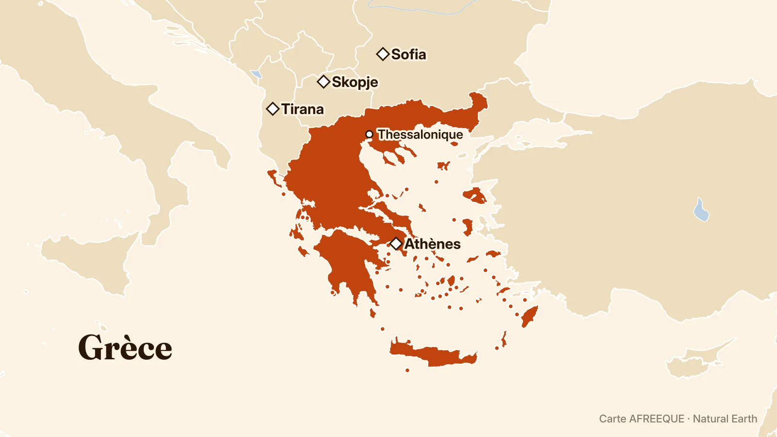Carte : Grèce