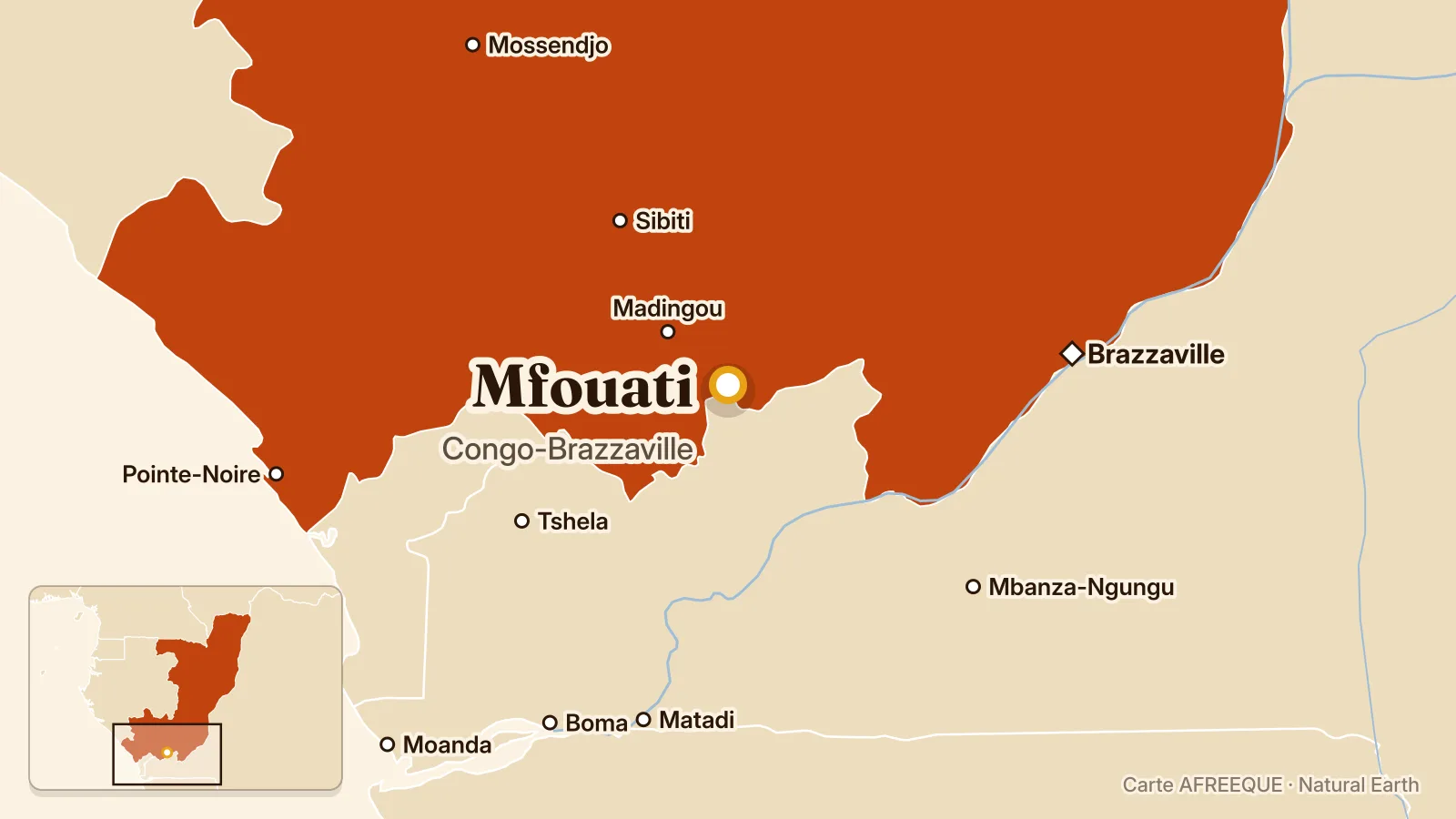 Map: Mfouati, Republic of Congo