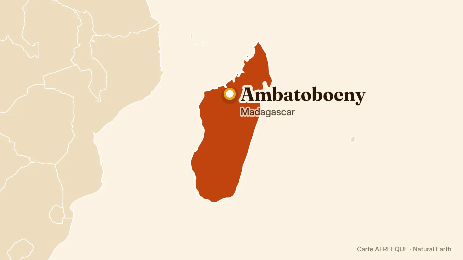 Carte : Ambatoboeny, Madagascar