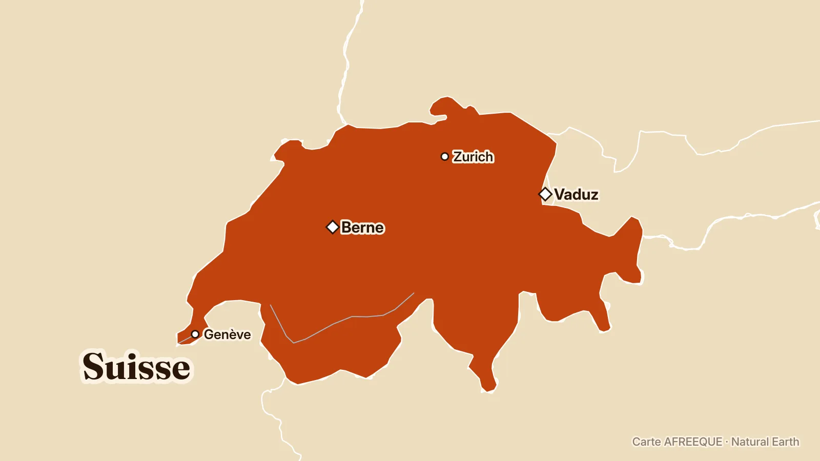 Carte : Suisse
