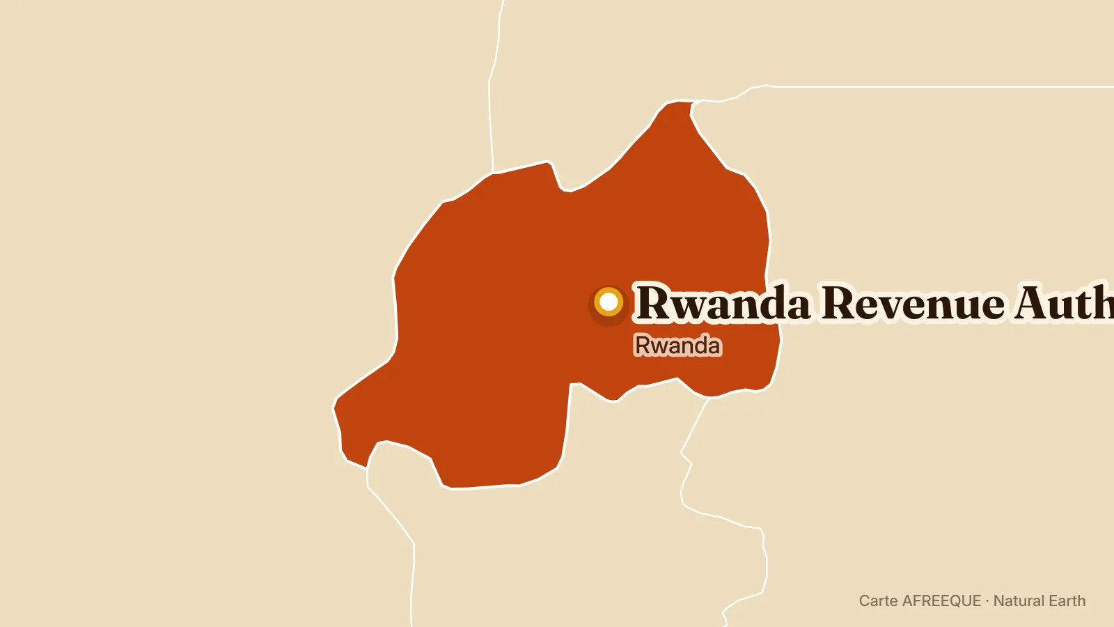 Carte : Rwanda Revenue Authority, Rwanda