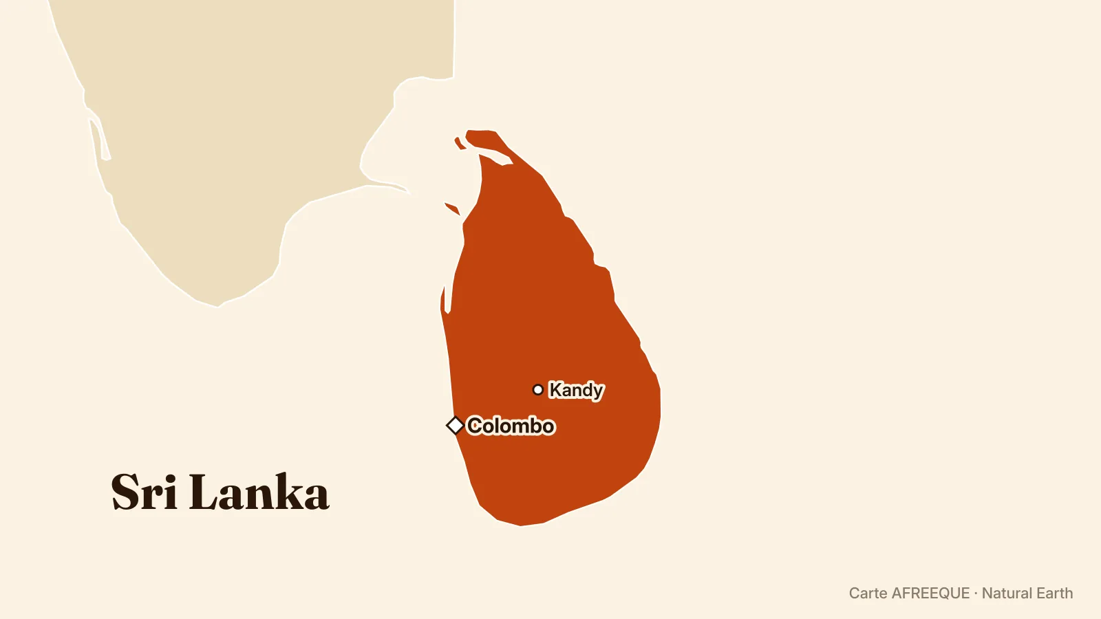 Carte : Sri Lanka