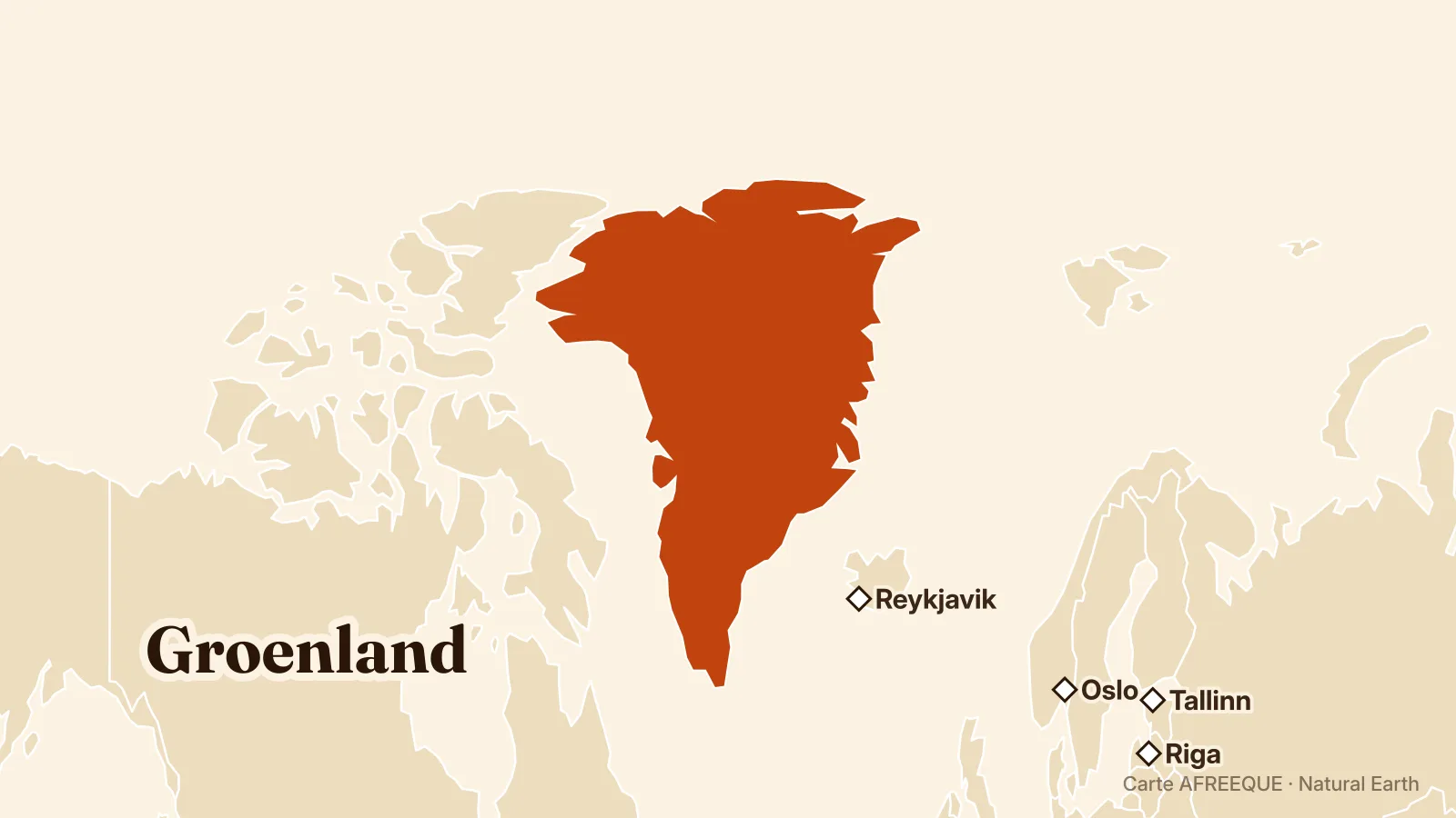 Carte : Groenland