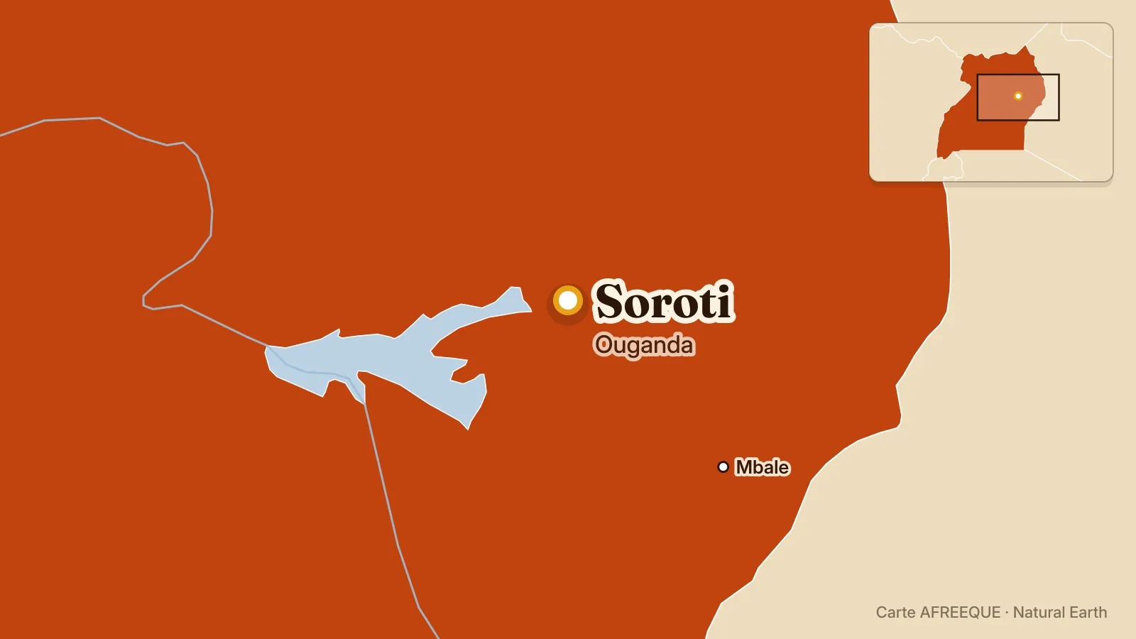 Carte : Soroti, Ouganda