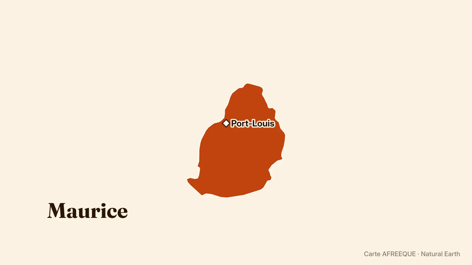Carte : Maurice