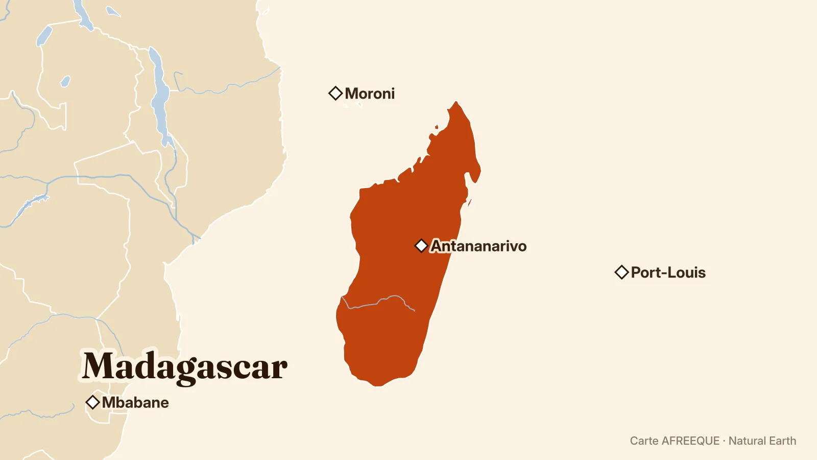 Carte : Madagascar