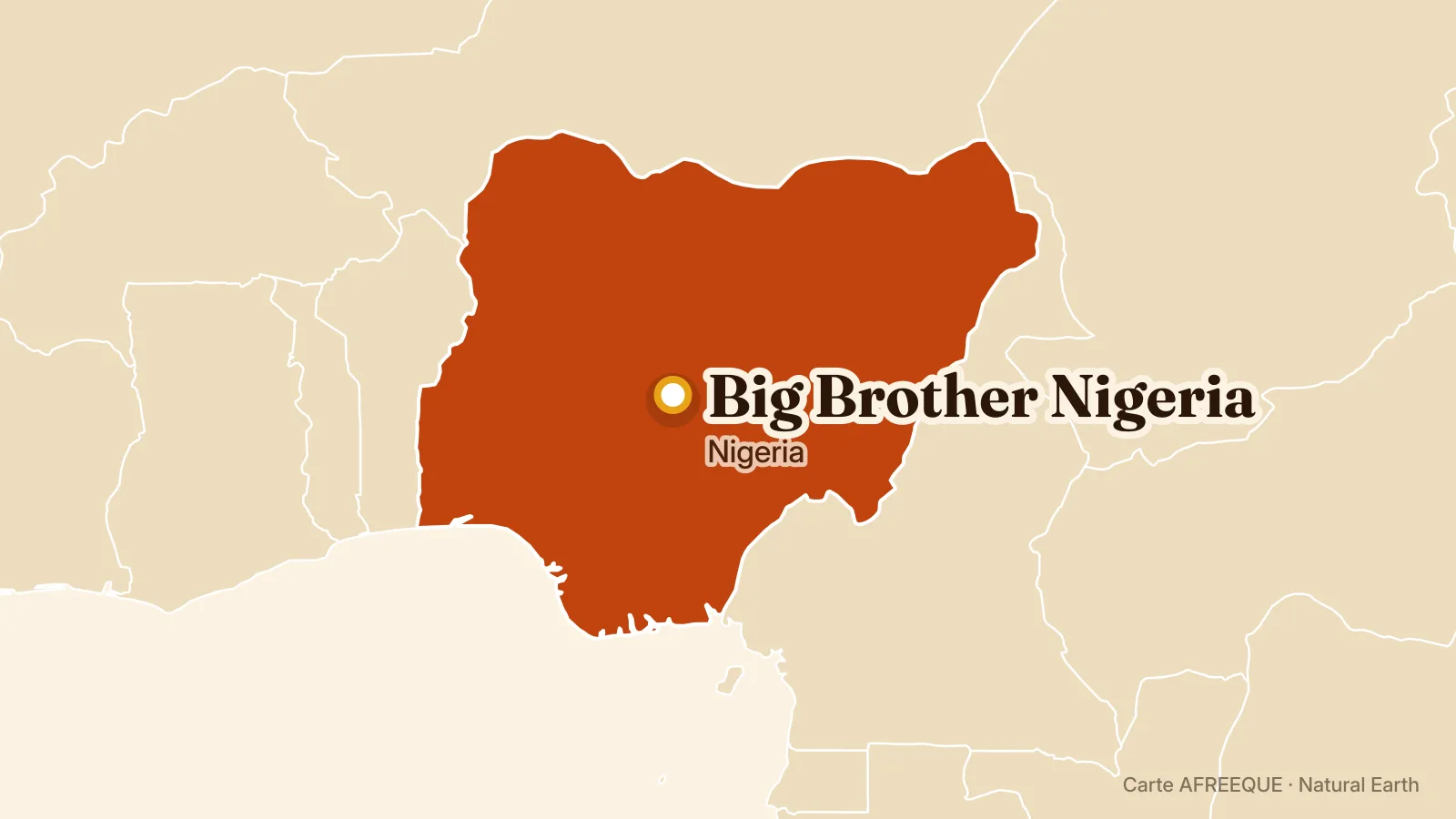 Carte : Big Brother Nigeria, Nigeria