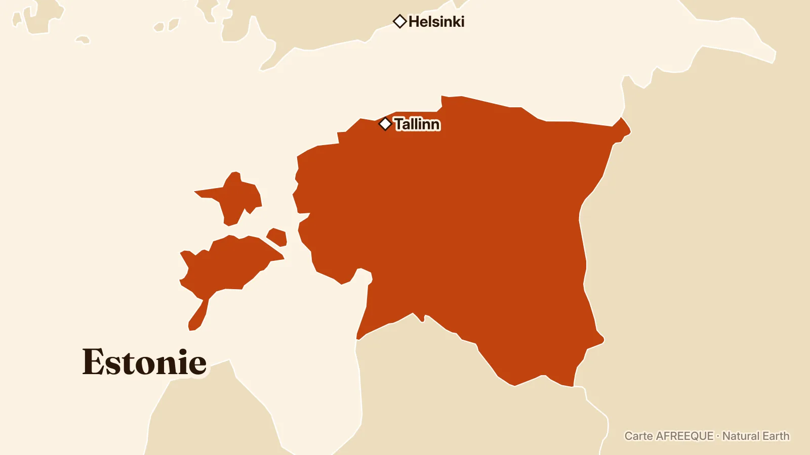 Carte : Estonie