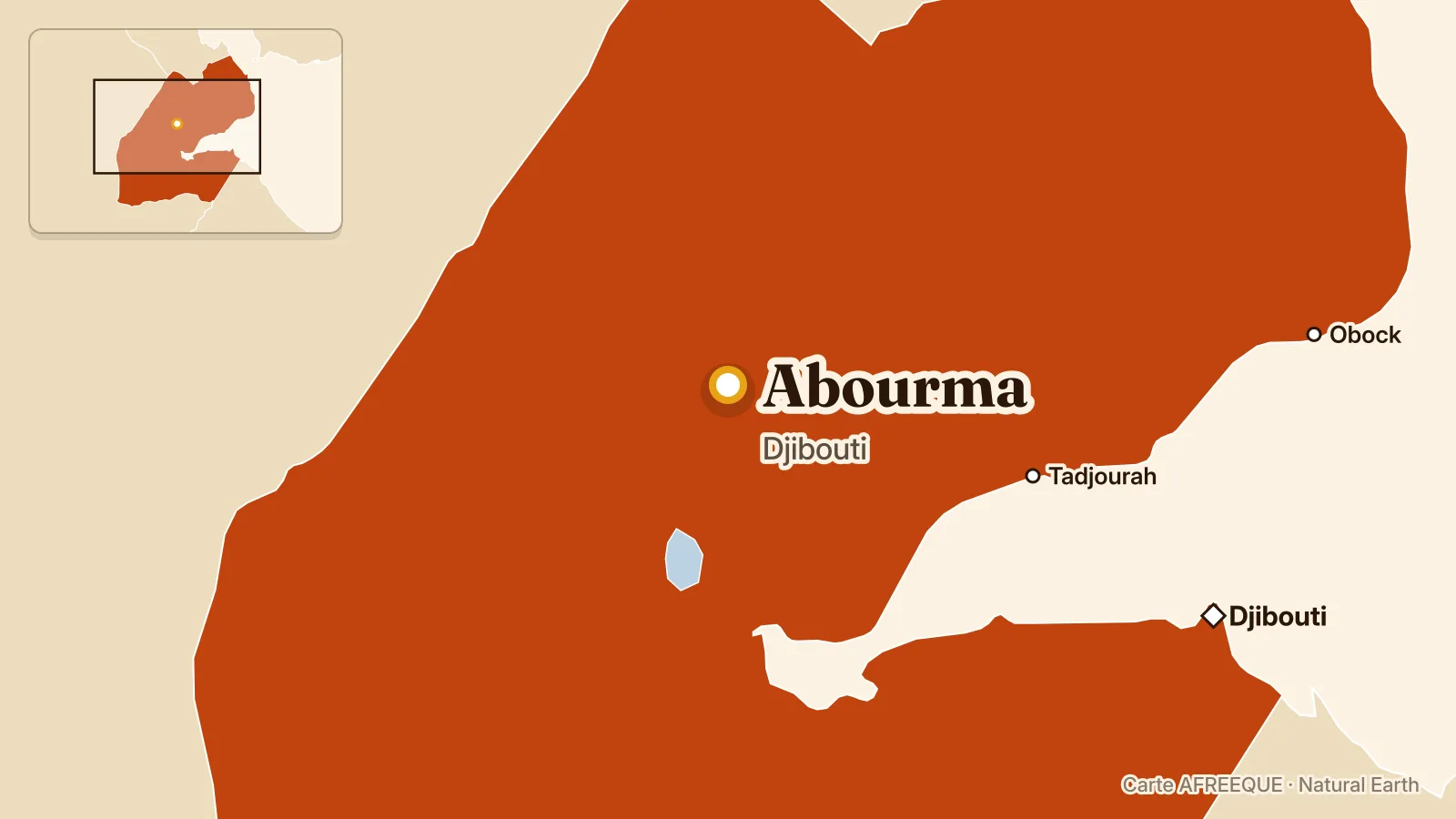 Carte : Abourma, Djibouti