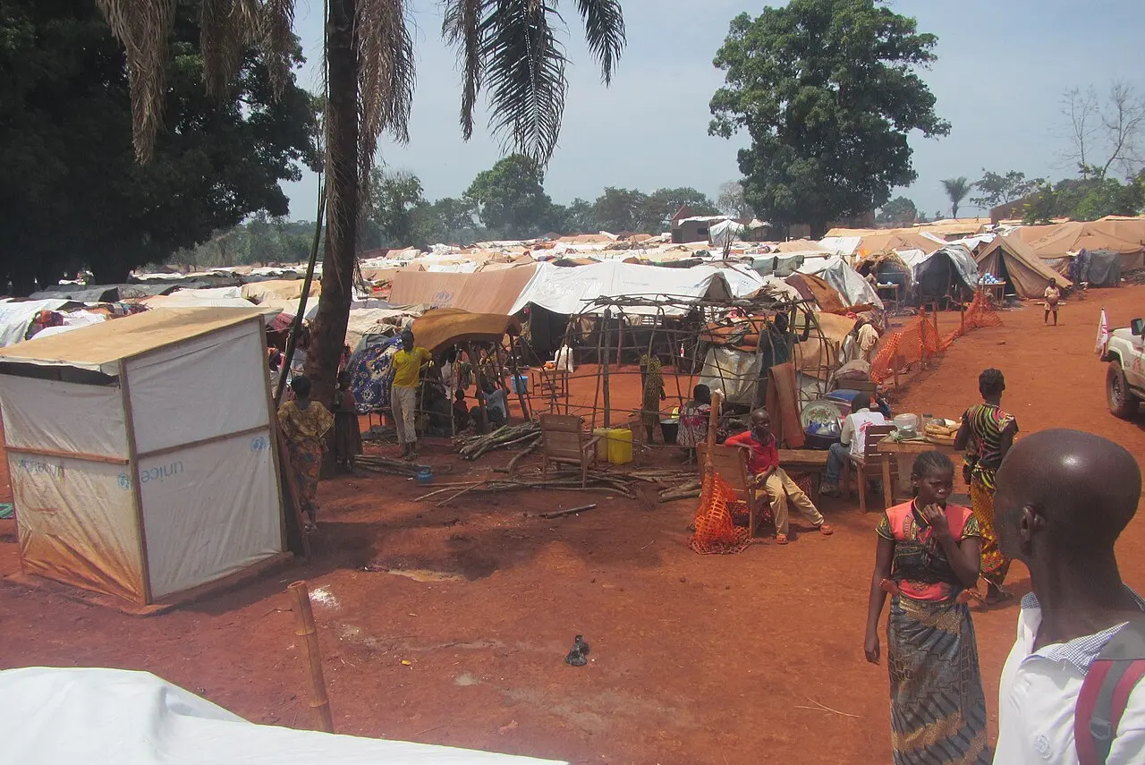 Refugees camp in PK3, Bria, Central African Republic, 12 June 2018 — photo d’illustration (réfugiés et déplacés)