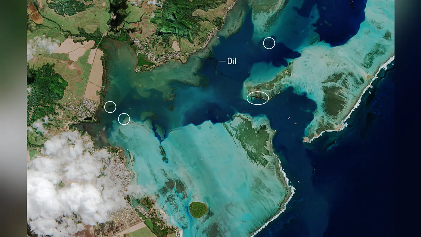 Mauritius oil spill ESA22170164 — photo d’illustration (pétrole et gaz)