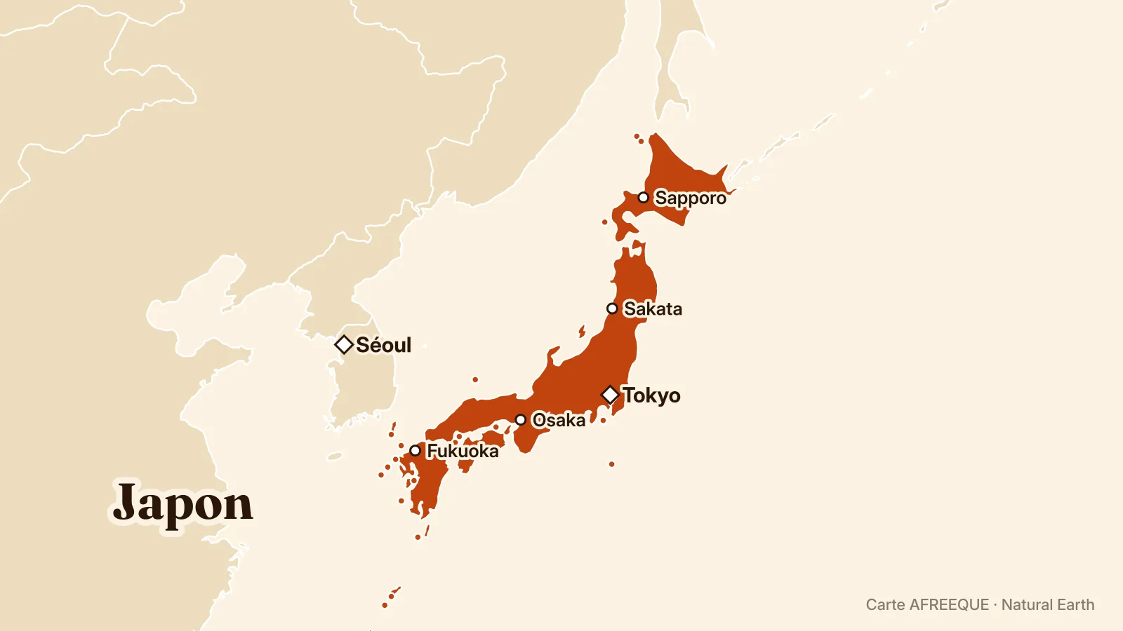 Carte : Japon