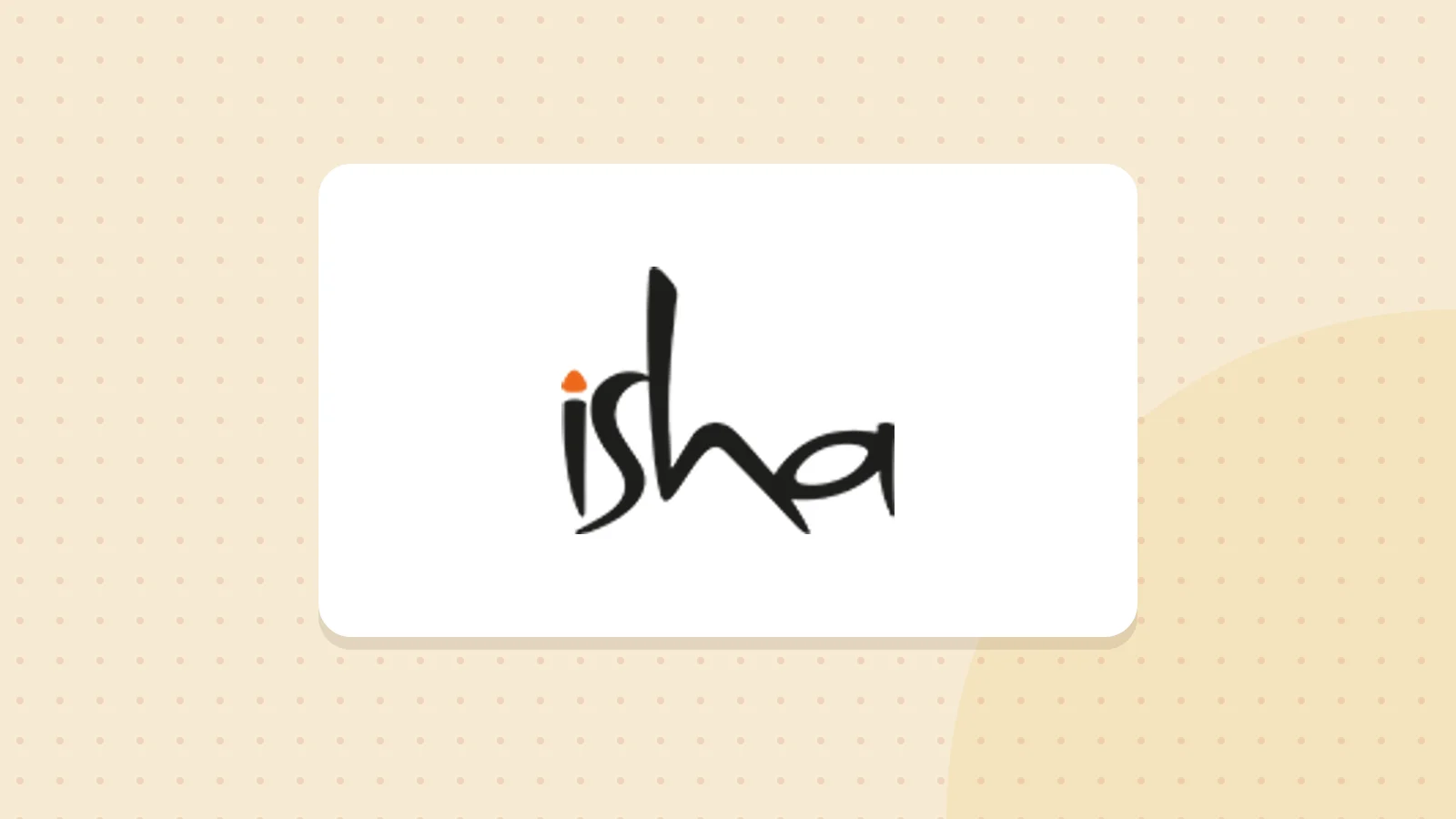 Logo de Fondation Isha