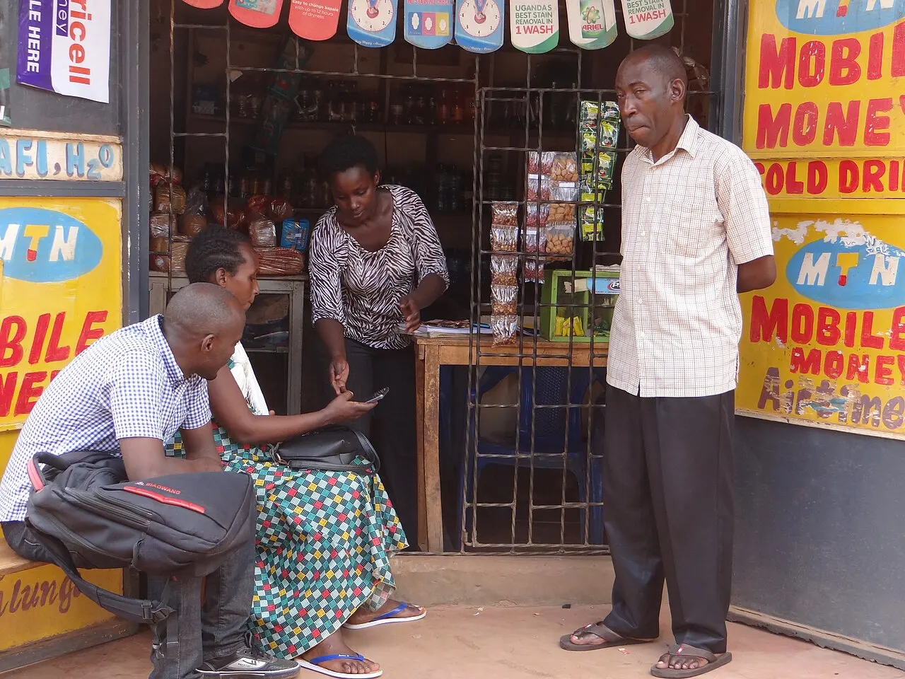 Mobile money outlet — photo d’illustration (numérique)