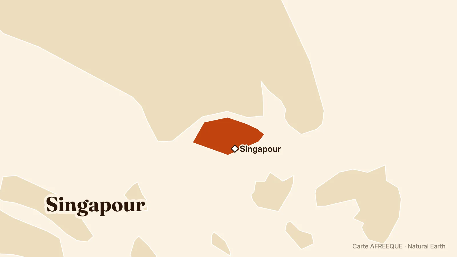 Carte : Singapour