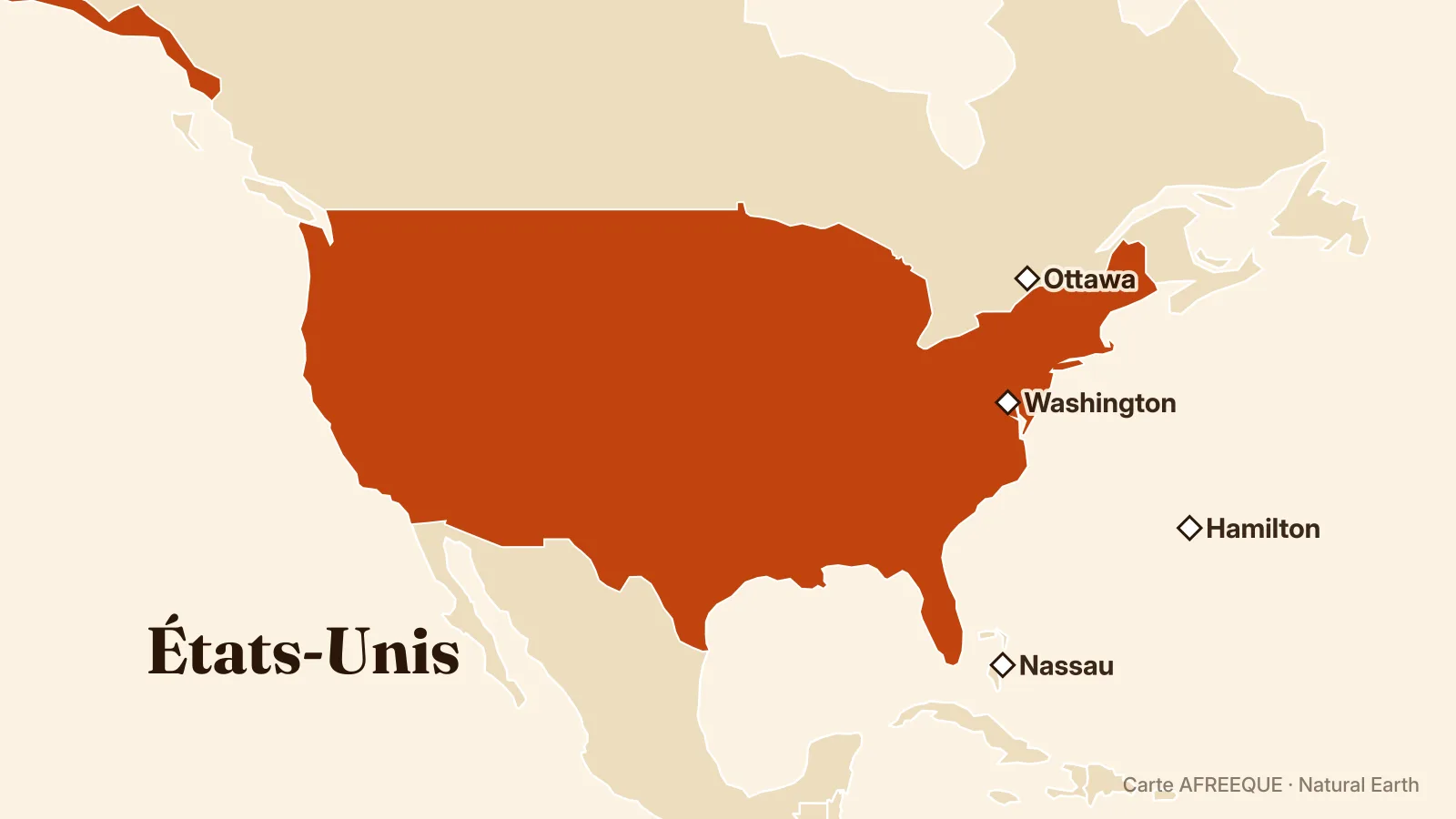 Carte : États-Unis