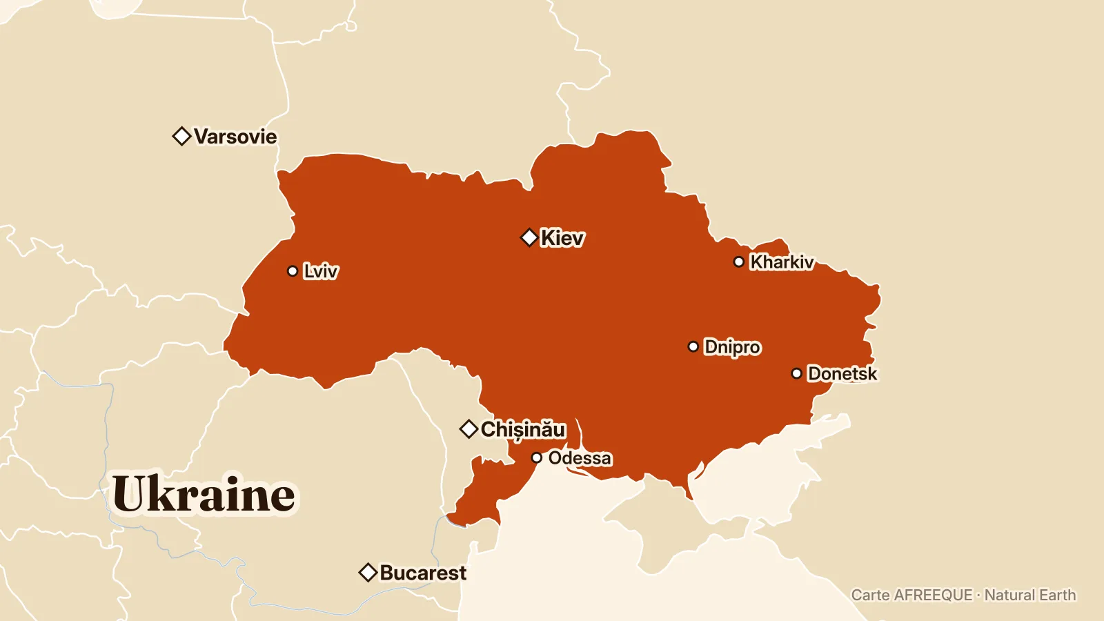 Carte : Ukraine