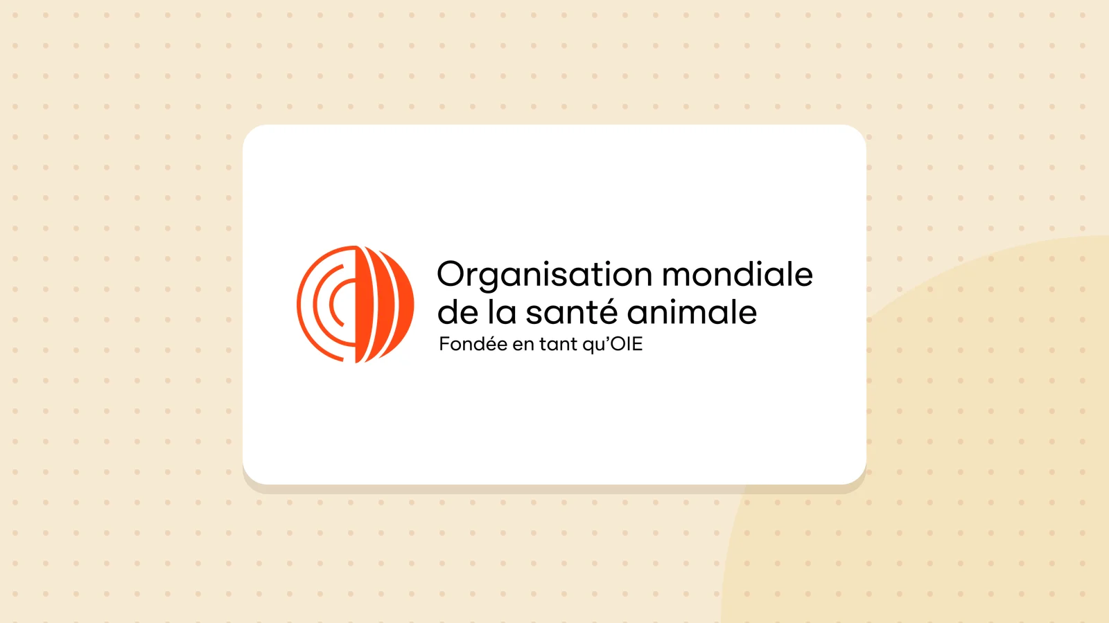 Logo de Organisation mondiale de la santé animale