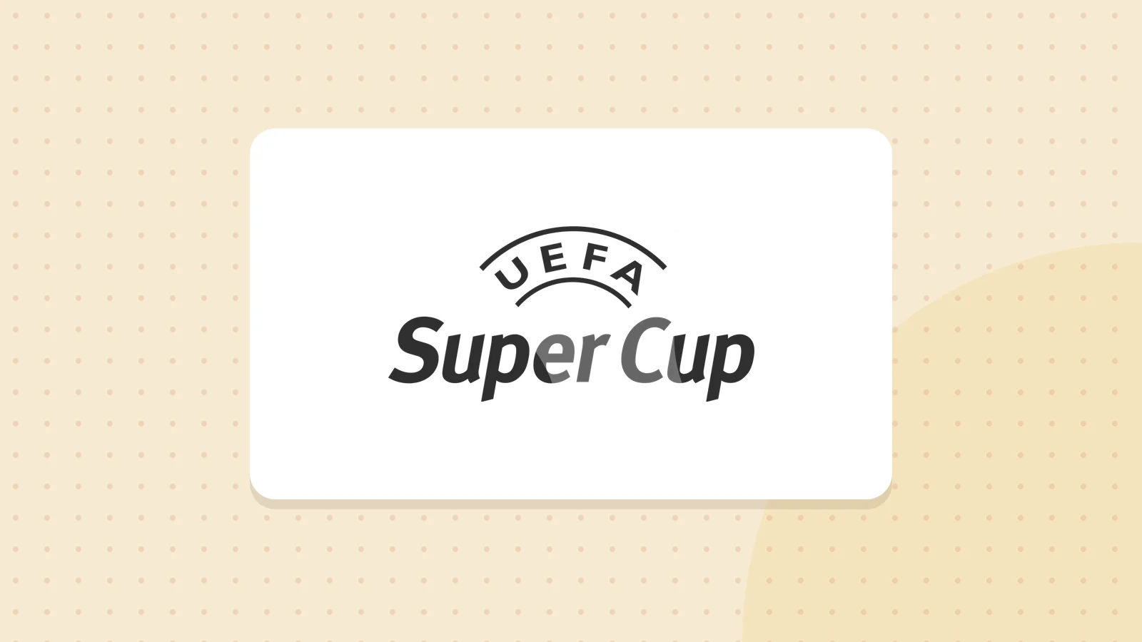 Logo de Supercoupe de l'UEFA