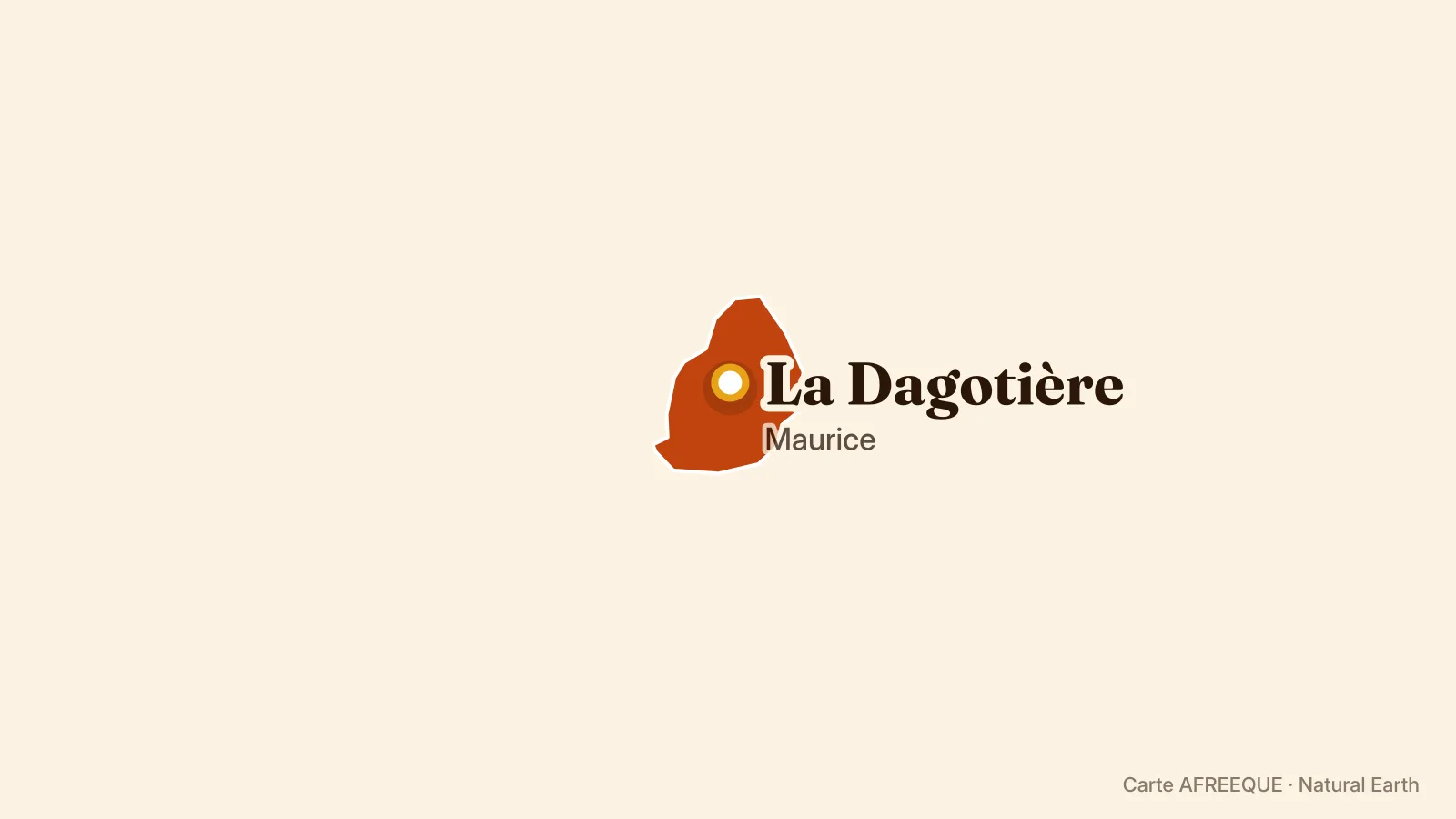 Carte : La Dagotière, Maurice