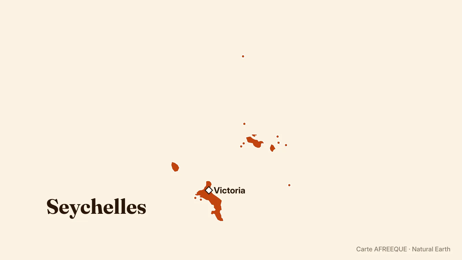 Carte : Seychelles