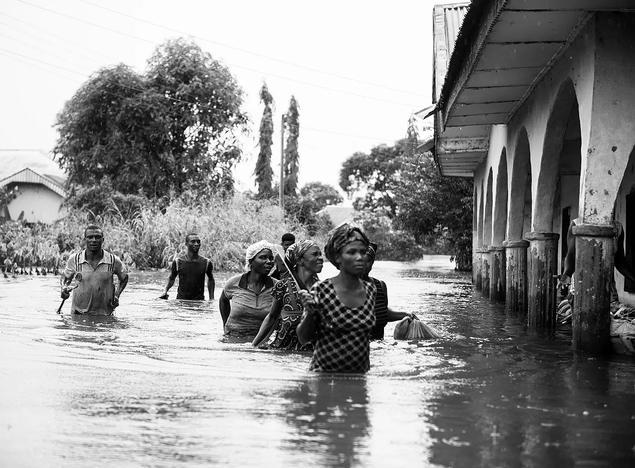 Inondations de 2022 au Nigeria — illustration