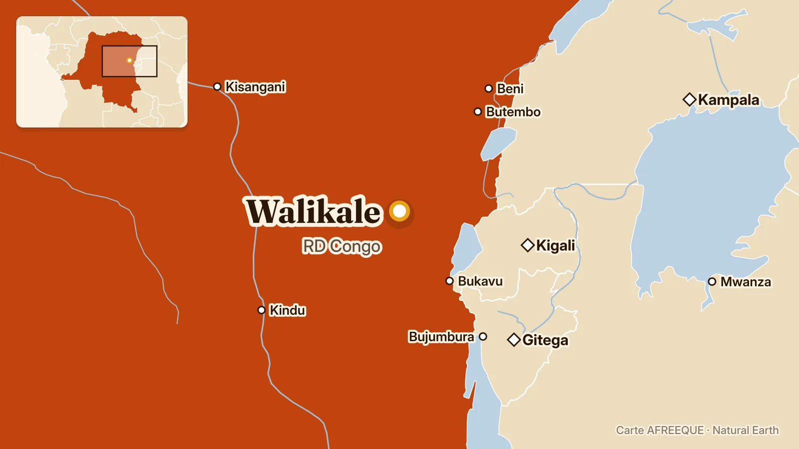 Map: Walikale, DR Congo