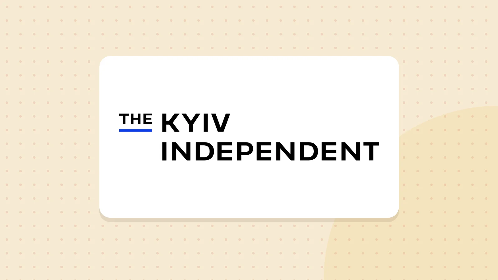 Logo de The Kyiv Independent