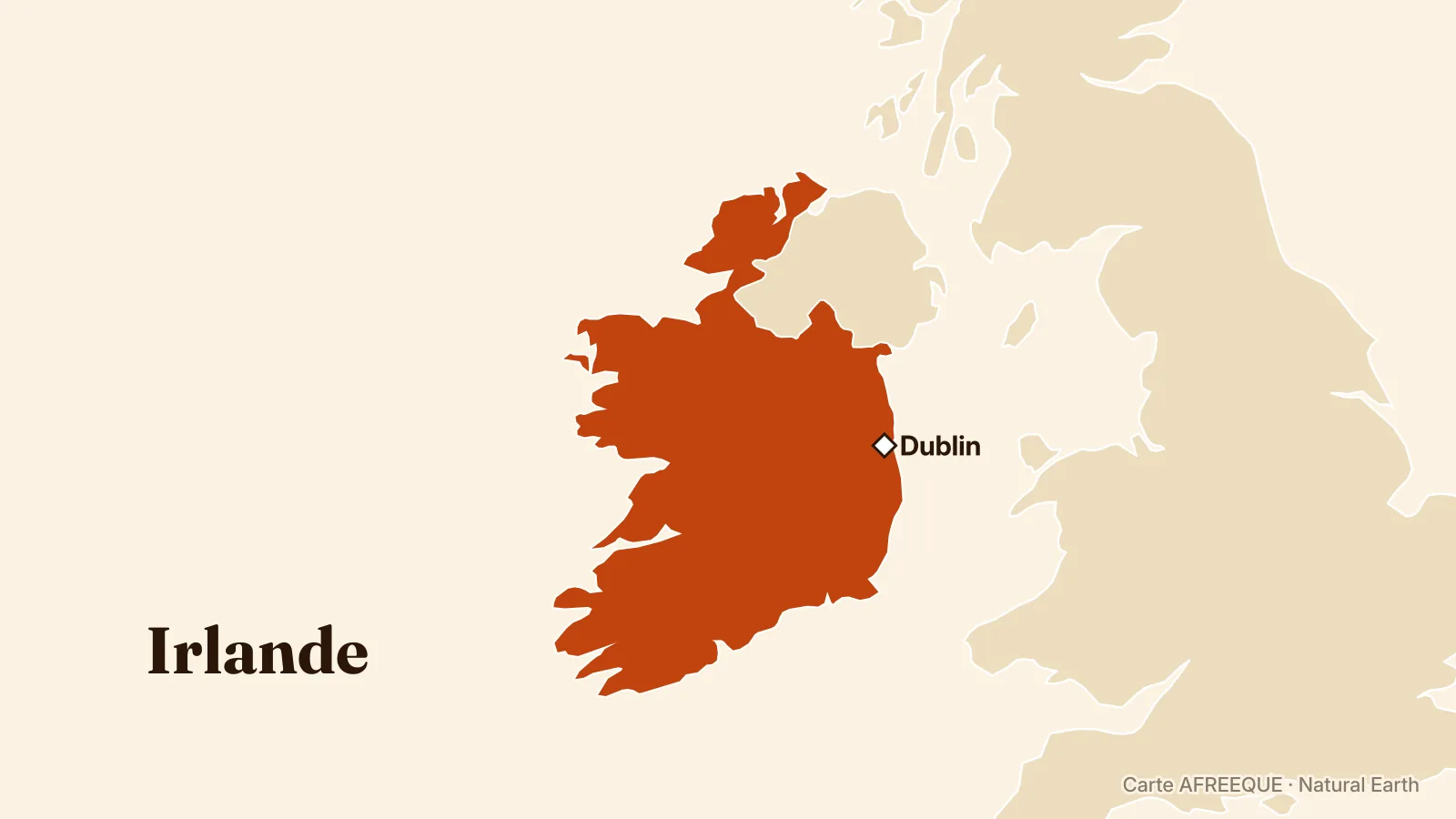 Carte : Irlande