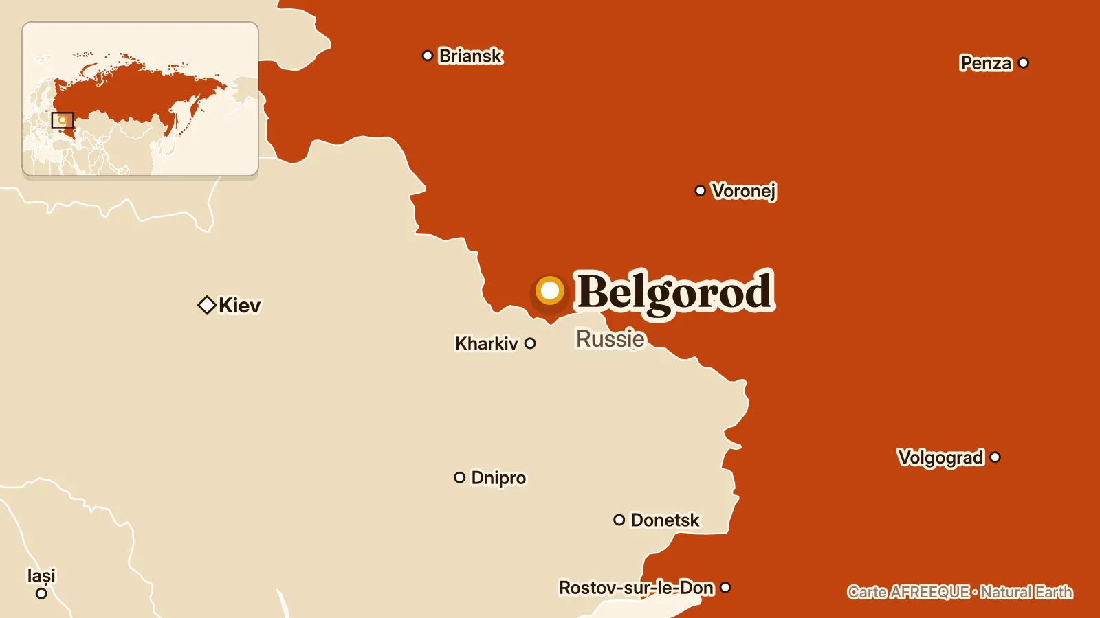 Carte : Belgorod, Russie