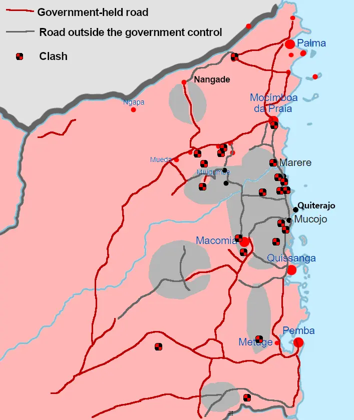 Insurrection djihadiste au Mozambique — illustration